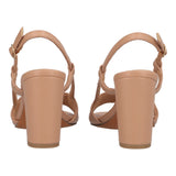 Sandali con Tacco Donna Beige
