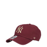 CLEAN UP NEW YORK YANKEES Cappello Unisex Dark Maroon