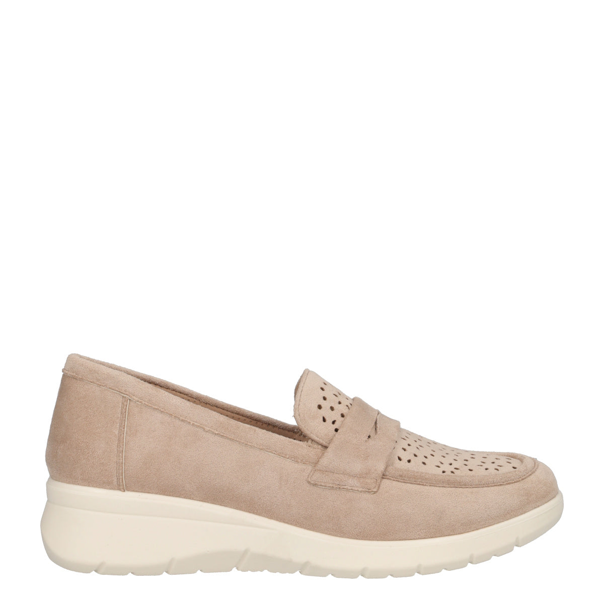Mocassini Donna Taupe