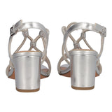 Sandali con Tacco Donna Argento