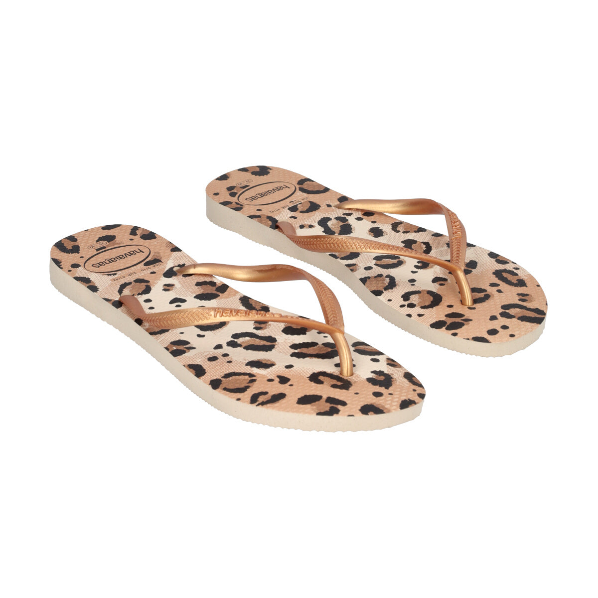 SLIM ANIMALS Infradito Donna Beige
