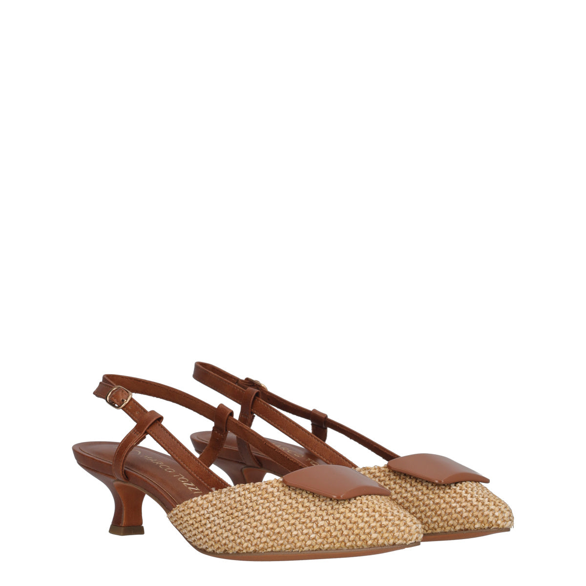 Slingback Donna Cognac