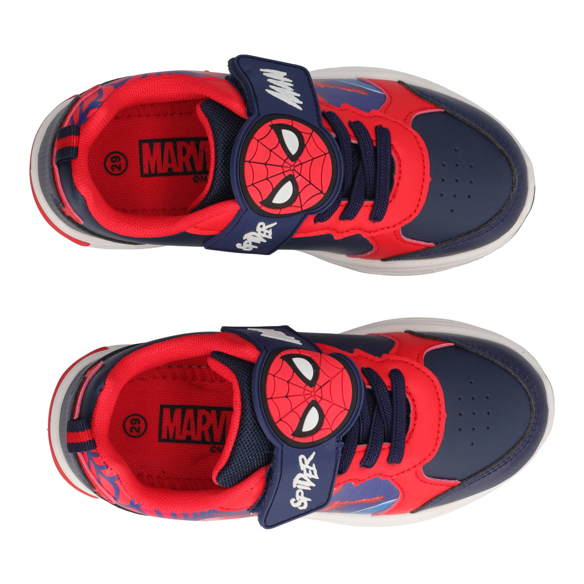 Sneakers Bambini Rosse e Blu - SpiderMan con Luci