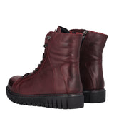 Polacchi Donna Bordeaux in Pelle