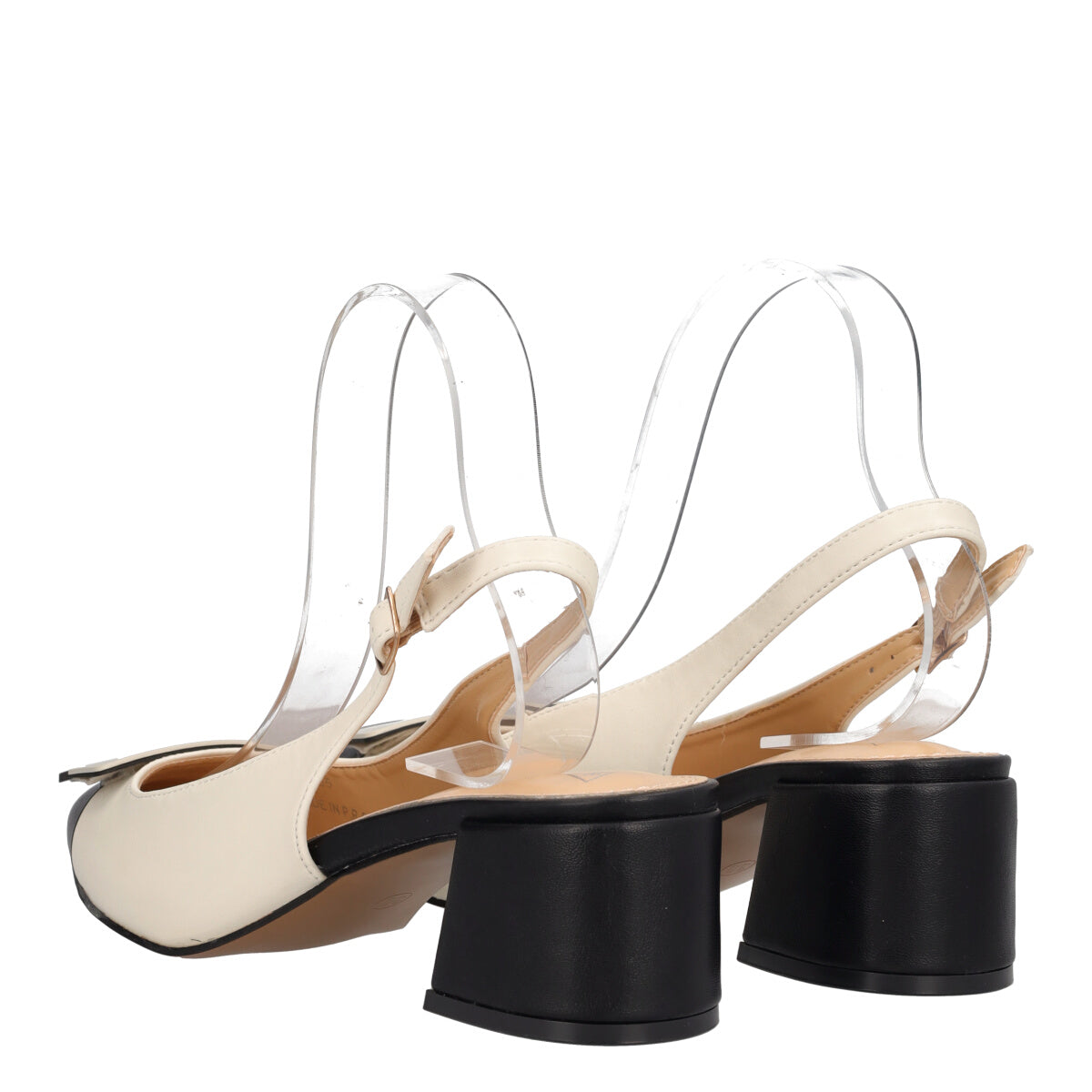 Slingback Donna Panna e Nero