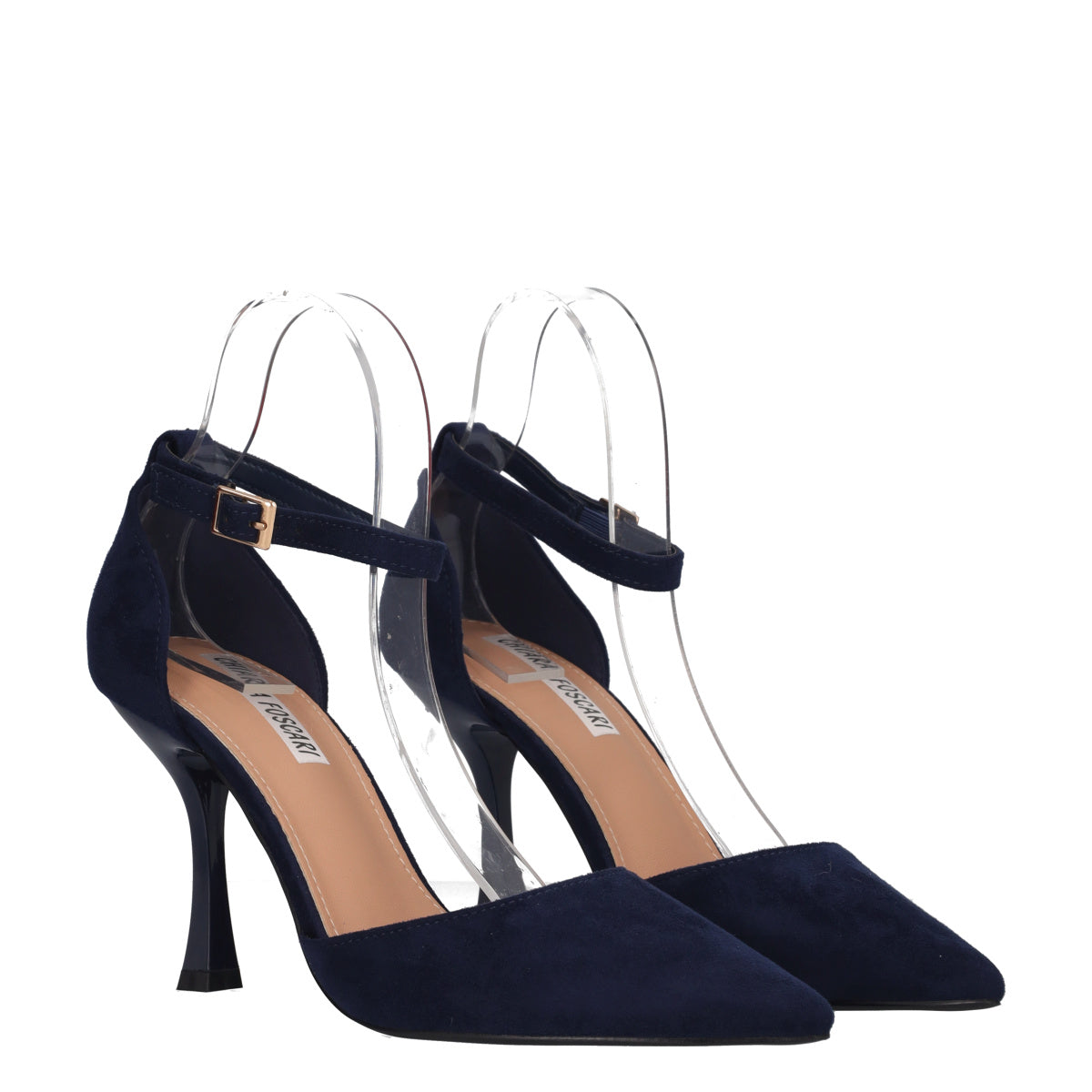 Sandali con Tacco Donna Blu