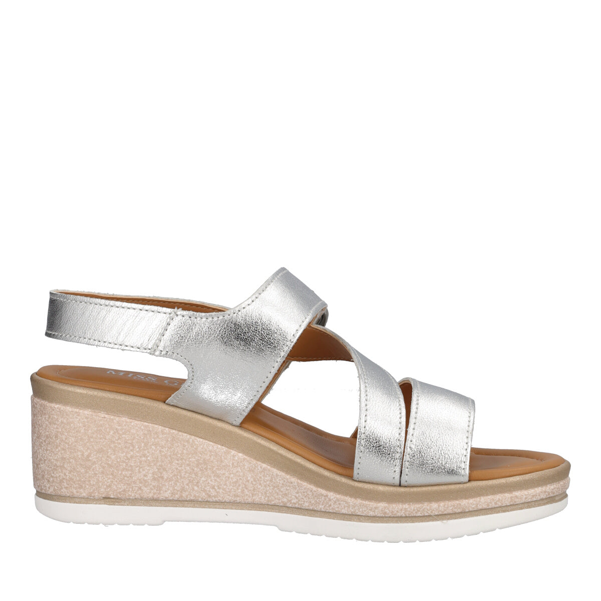 Zeppe Donna Argento Laminato