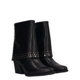 Stivaletti Texani Donna Neri
