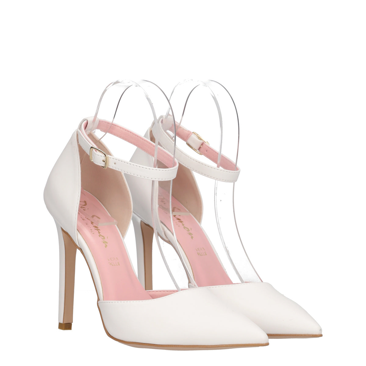 Sandalo con Tacco Donna Bianco