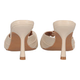 Sandali con Tacco Donna Beige