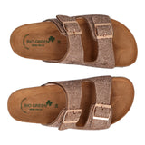 Ciabatte Donna Bronzo con Cristalli