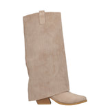 Stivali Donna Beige