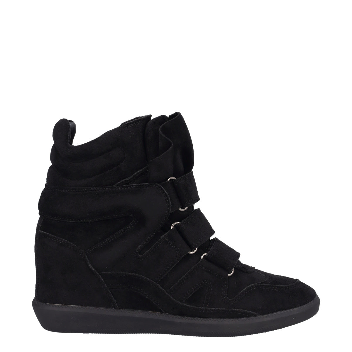 Sneakers Donna Nere con Zeppa
