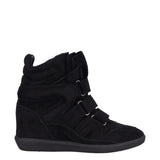 Sneakers Donna Nere con Zeppa