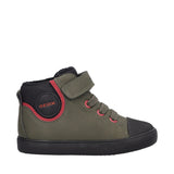 GISLI Sneakers Alta Bambino Verde e Nera