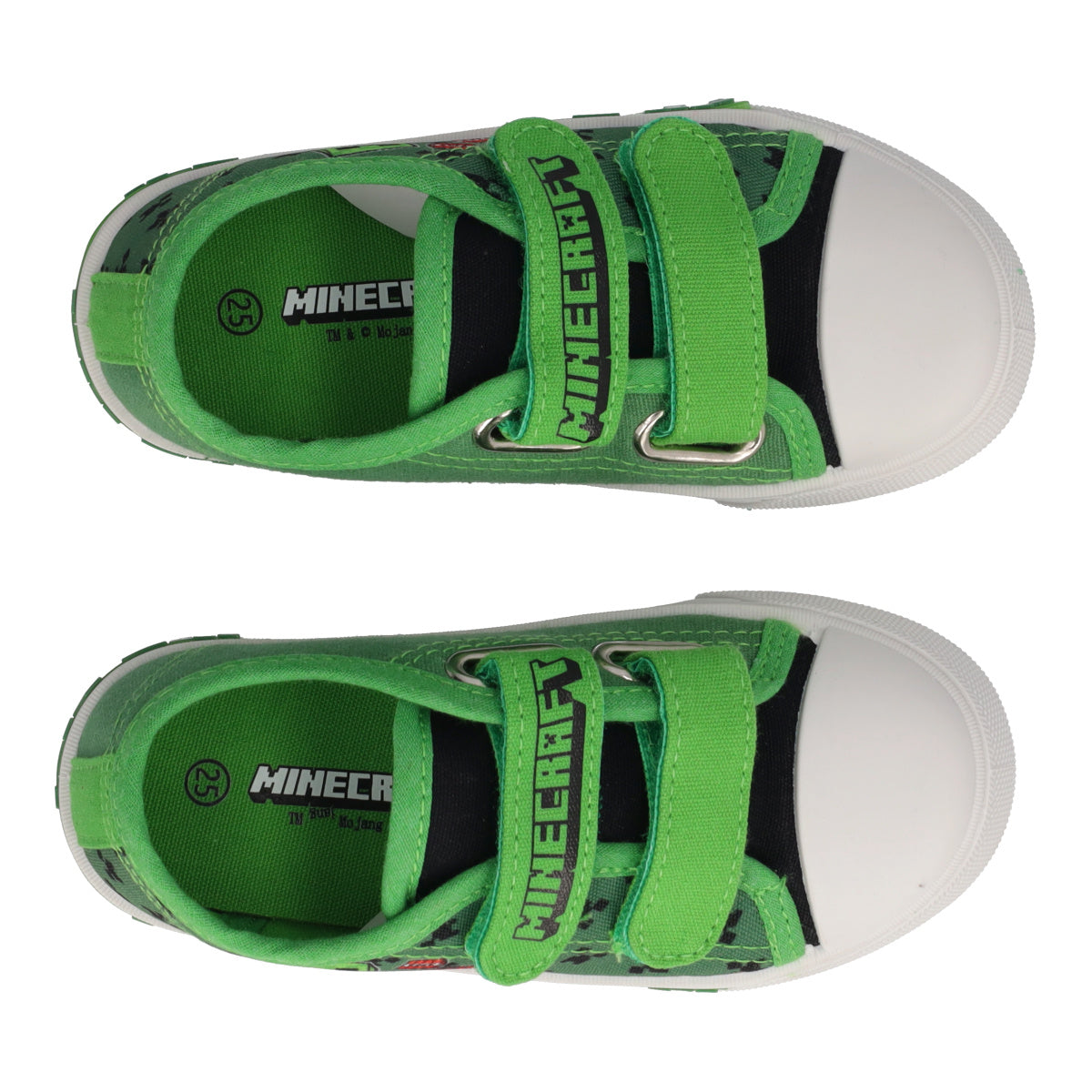 Sneakers Bambino Minecraft Verdi con Luci