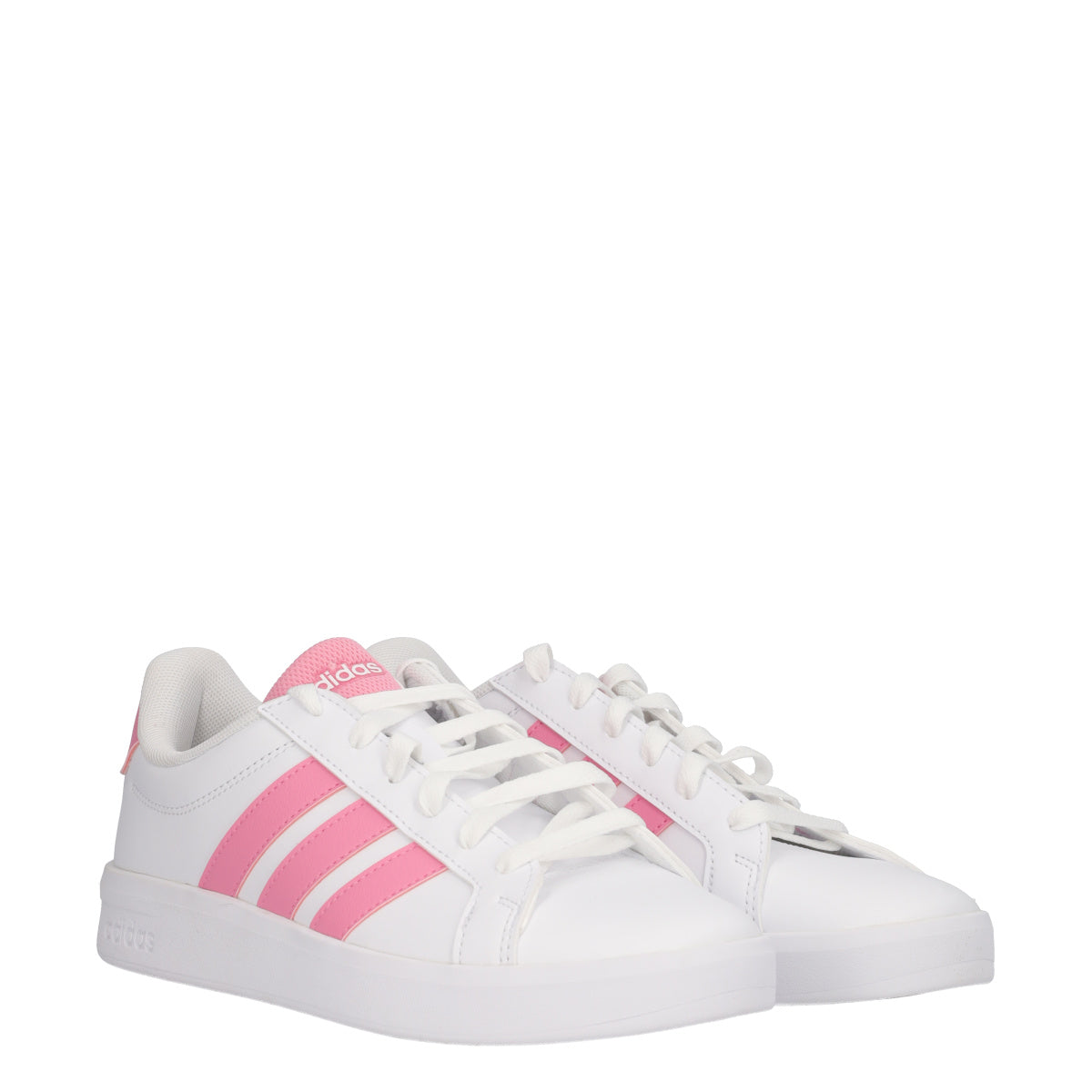 GRAND COURT 3.0 J Sneakers Junior Bianche e Rosa