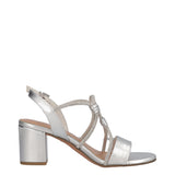 Sandali con Tacco Donna Argento