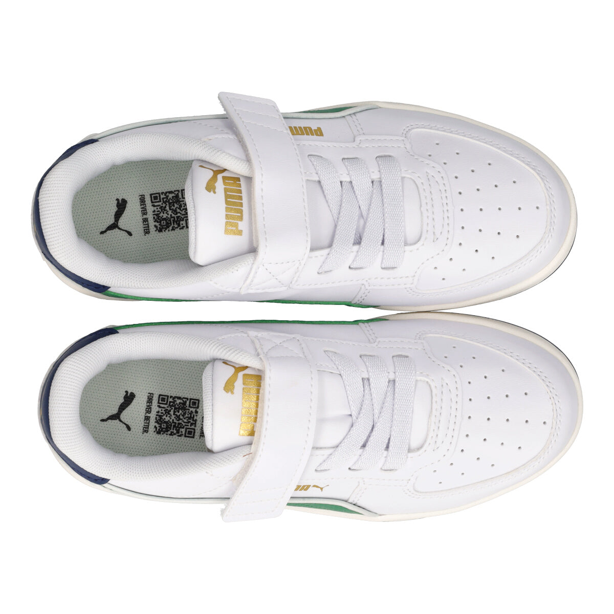 CAVEN 2.0 RETRO AC PS Sneakers Bambini Bianca e Verde