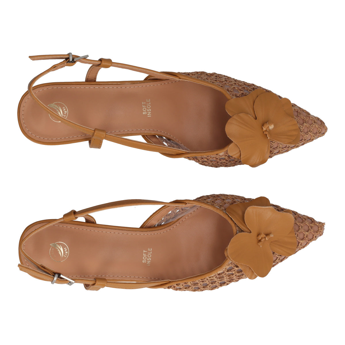 Slingback Donna Nude