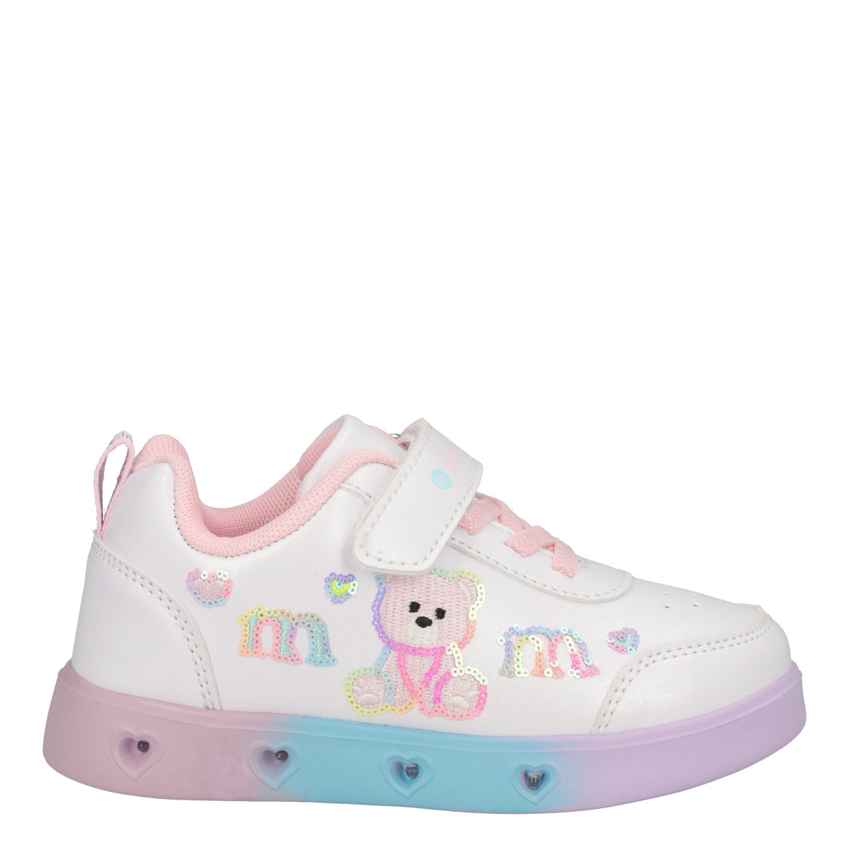Sneakers Bambina Bianche - con Luci