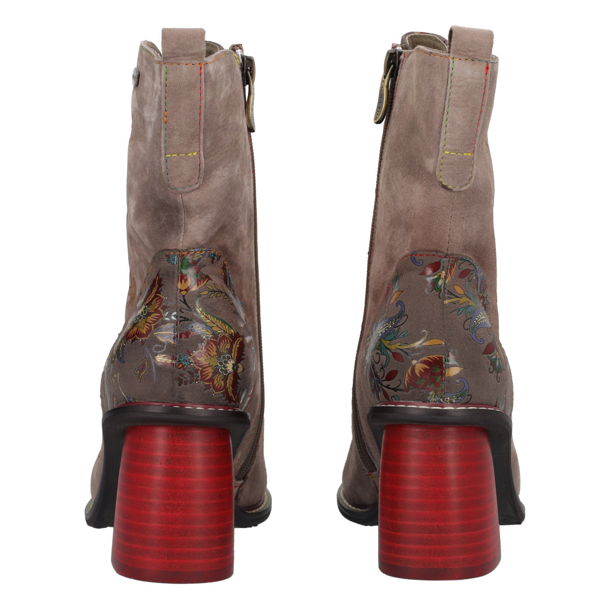 Stivaletti Donna Grigio/Tortor - Tacco 7 cm
