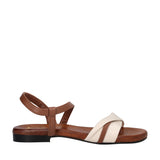 Sandali Donna Marroni e Bianch