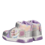 Sneakers Bambina Lilla e Argento con Luci