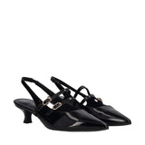 Slingback Donna Nere Lucide