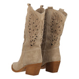 Stivali Texani Donna Camel