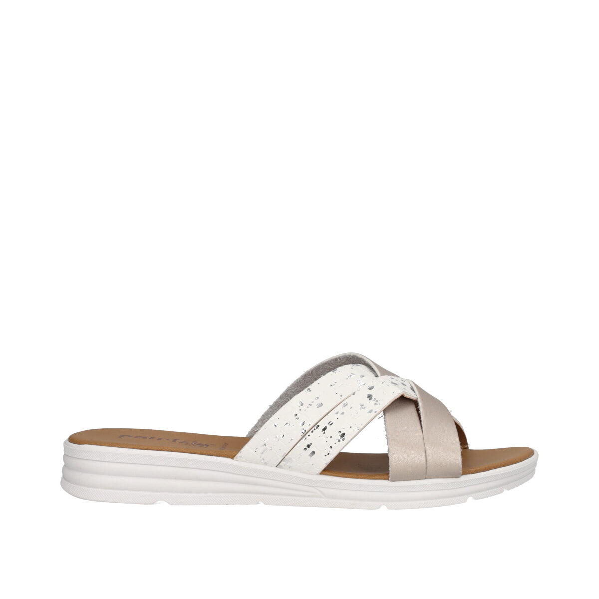 Ciabatte Donna Bianche e Argento