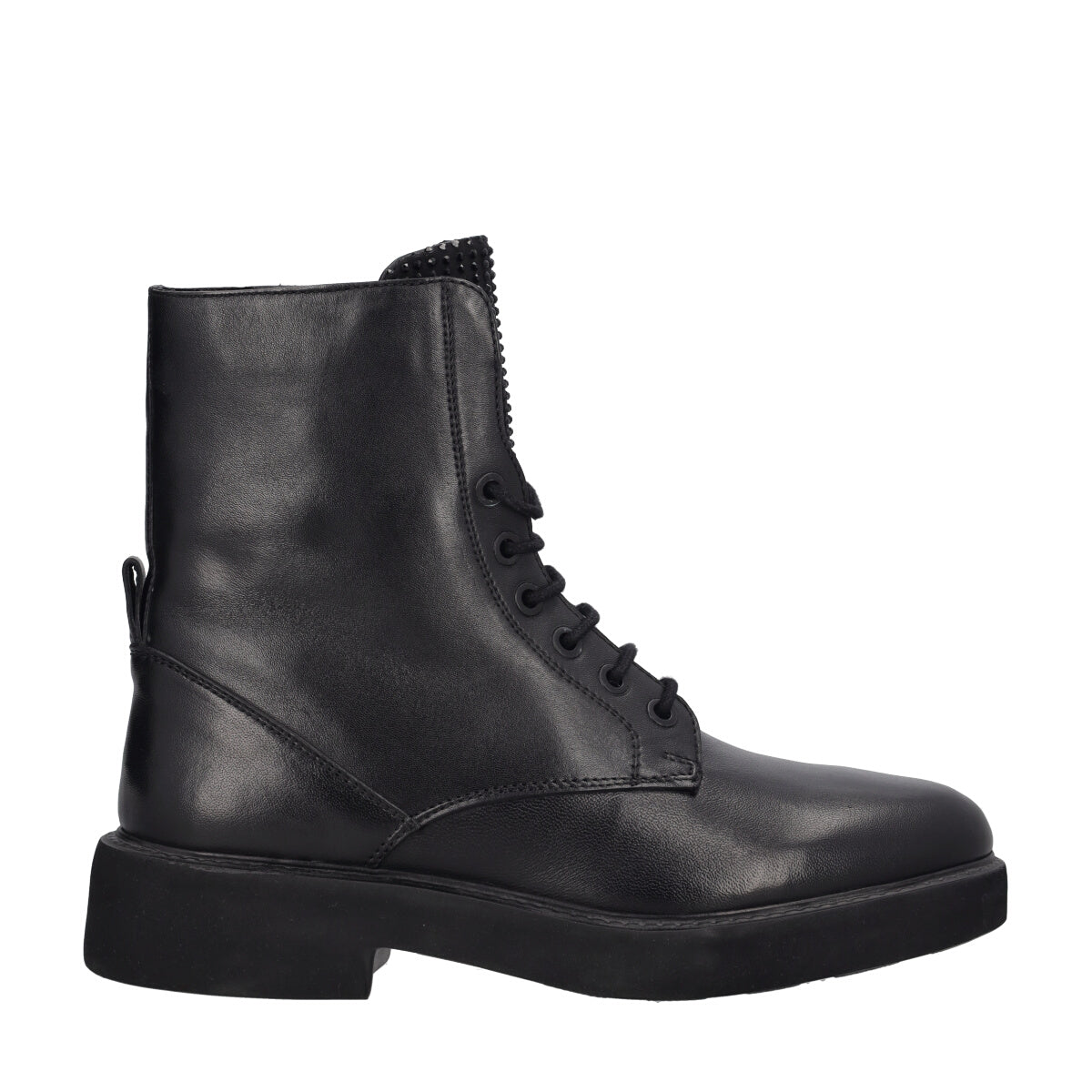 Anfibi Donna Neri in Pelle