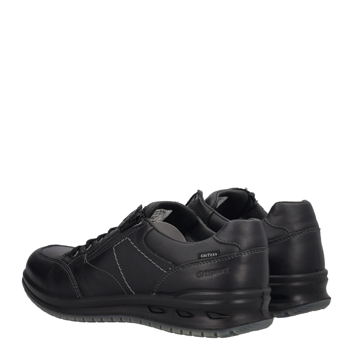 Stringate Comfort Uomo Nere in Pelle