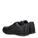 Stringate Comfort Uomo Nere in Pelle