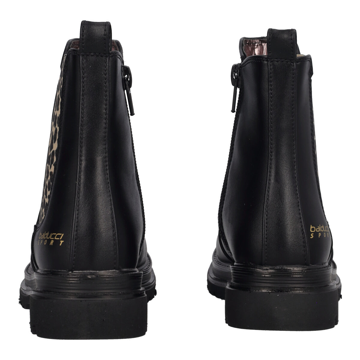 Stivaletti Bambina Neri e Animalier