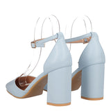 Sandali con Tacco Donna Azzurri