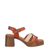 Sandali con Tacco Donna Marroni