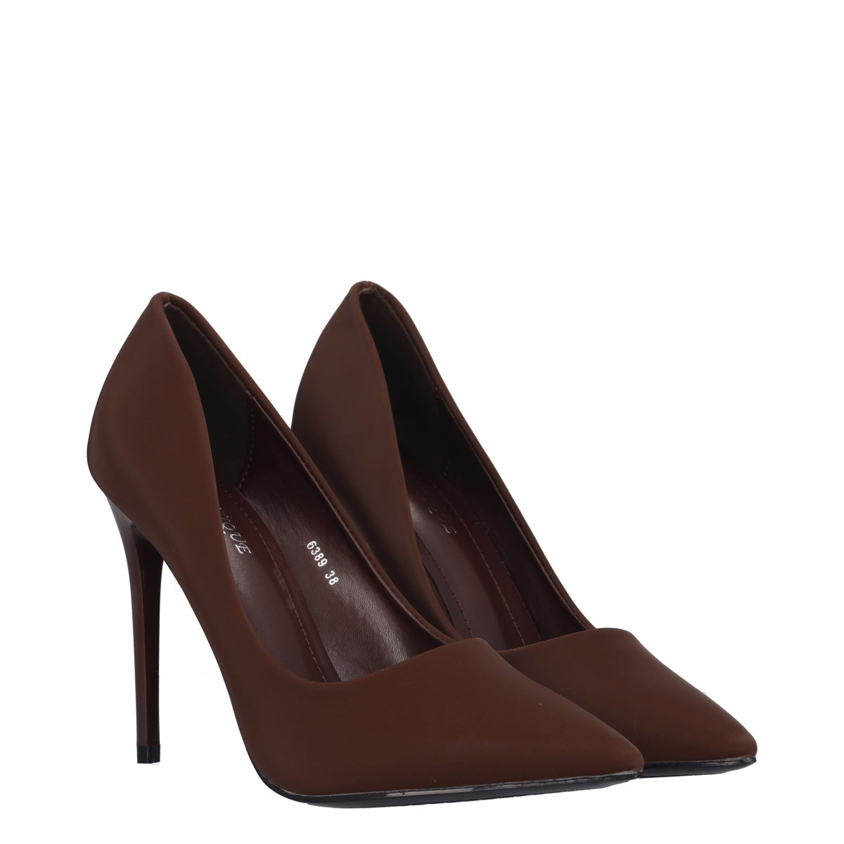 Decolletè Donna Marroni Opache tacco 11