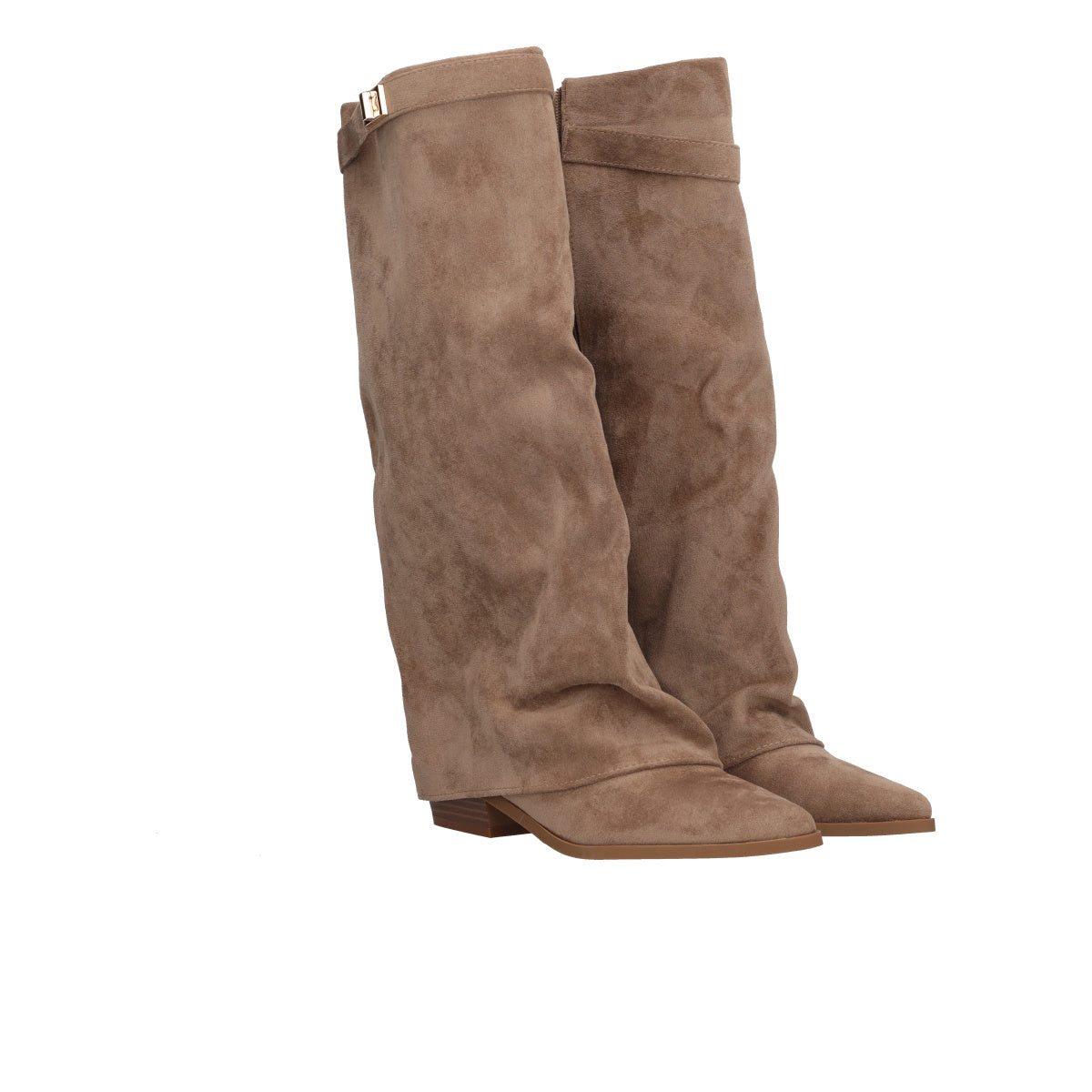 Stivali Texani Donna Beige