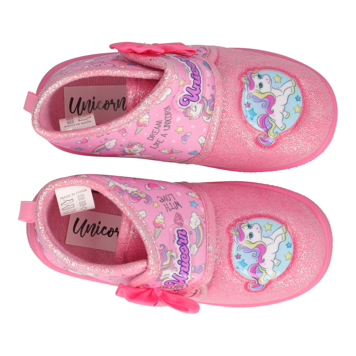 Pantofole Bambina Rosa - Unicorn