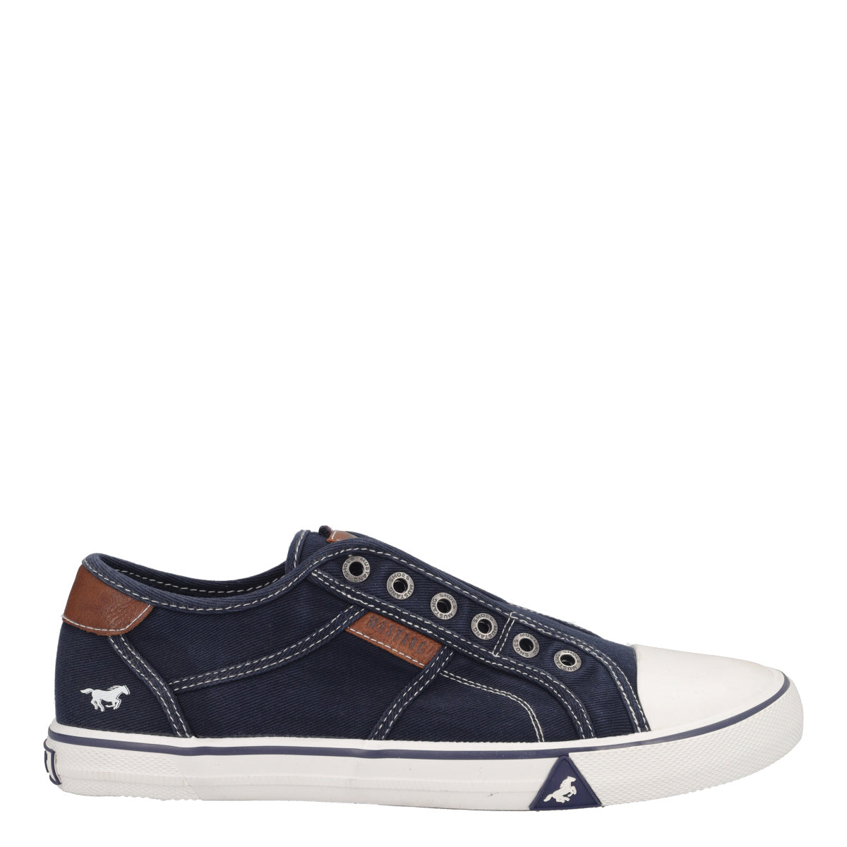 Sneakers Slip-on Uomo Blu Denim