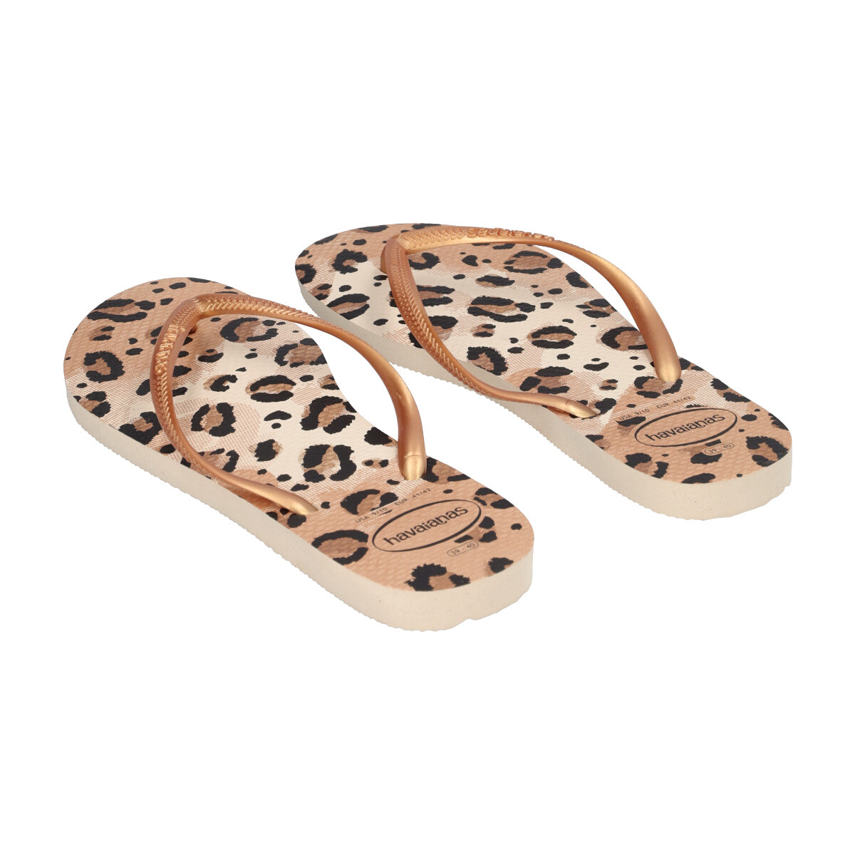 SLIM ANIMALS Infradito Donna Beige