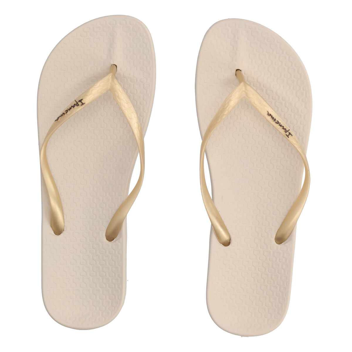 TAN FEM Infradito Donna Beige e Oro