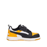 REBOUND V6 LO AC INF Sneakers Bambino Bianche, Gialli e Nere