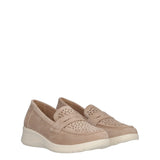 Mocassini Donna Taupe