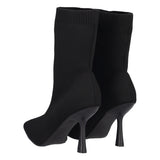 Stivaletti Donna Neri - Tacco 9 cm