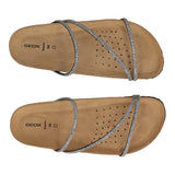 BRIONIA Ciabatte Donna Nere e Argento