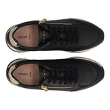 DESYA Sneaker donna con zeppa e zip