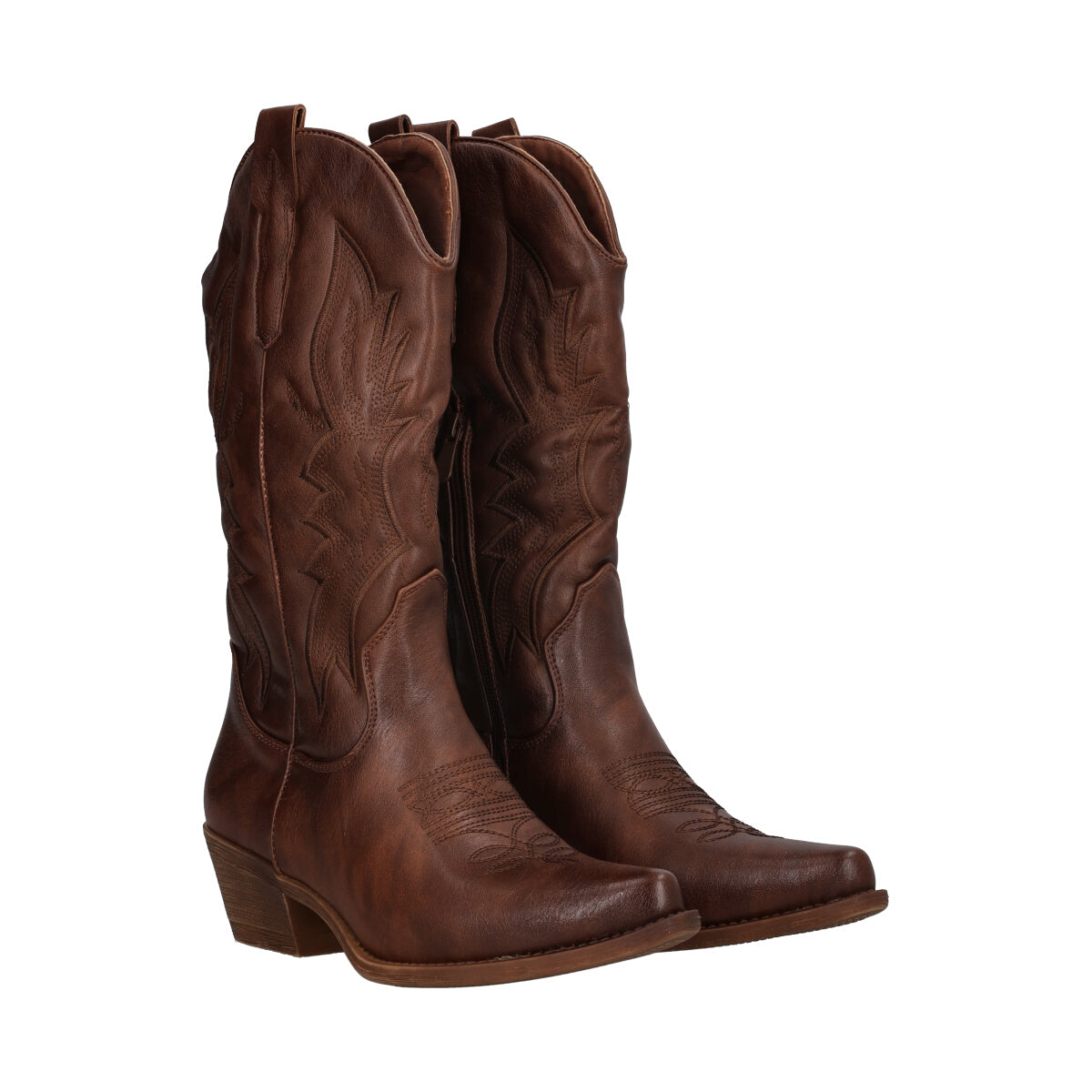 Stivale Donna Marrone Texano