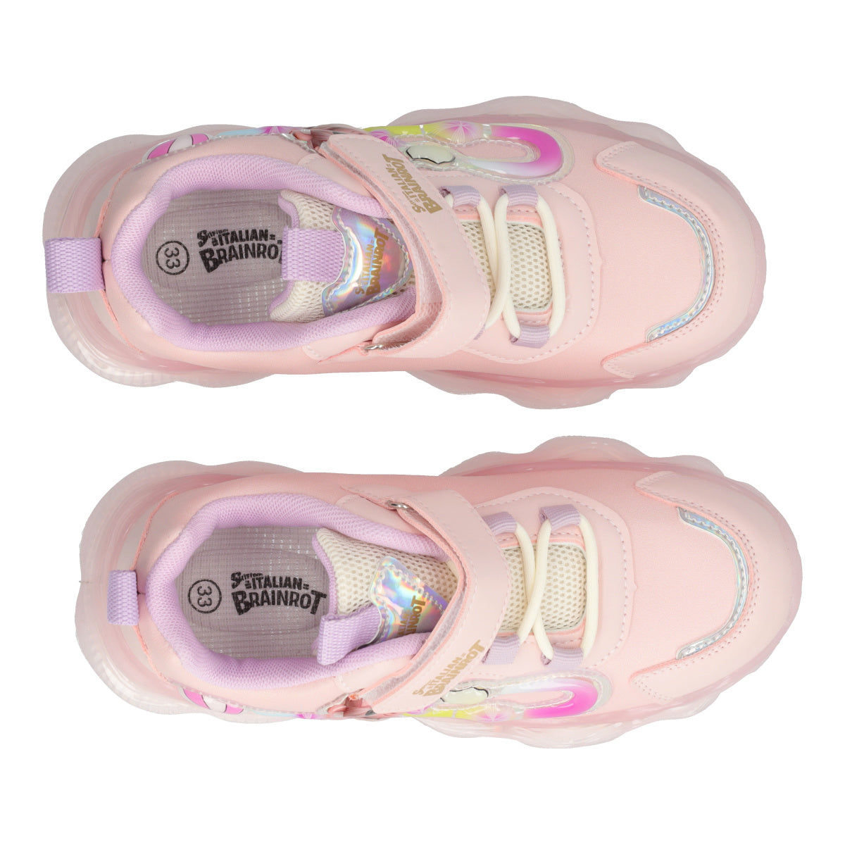 BUBBLE Sneakers Bambina Rosa - con Luci